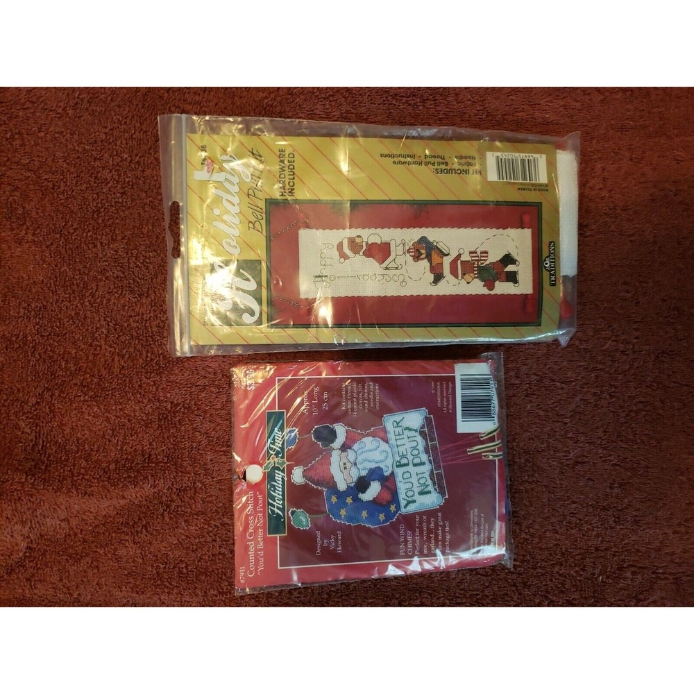 2 Counted Cross Stitch Dimensions # 7911 Wind Chimes Traditions T8808 Bell Pull